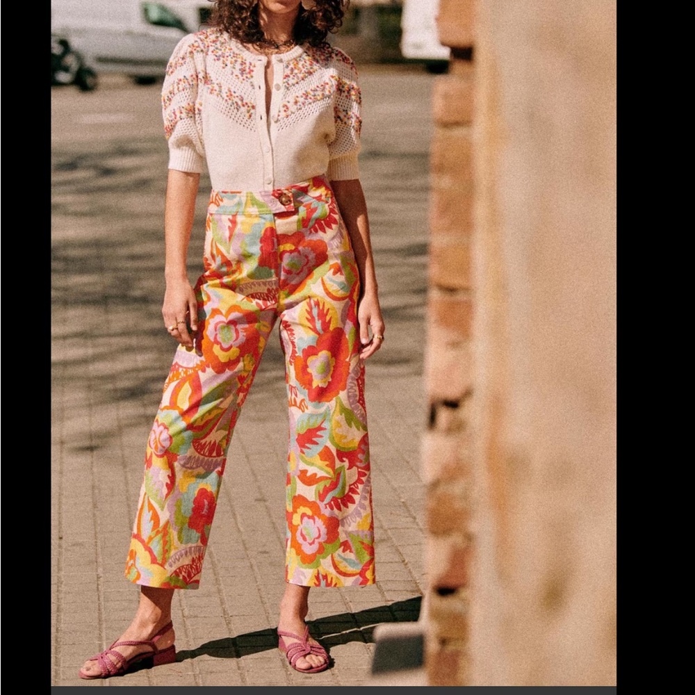 Sezane linen pants NWT